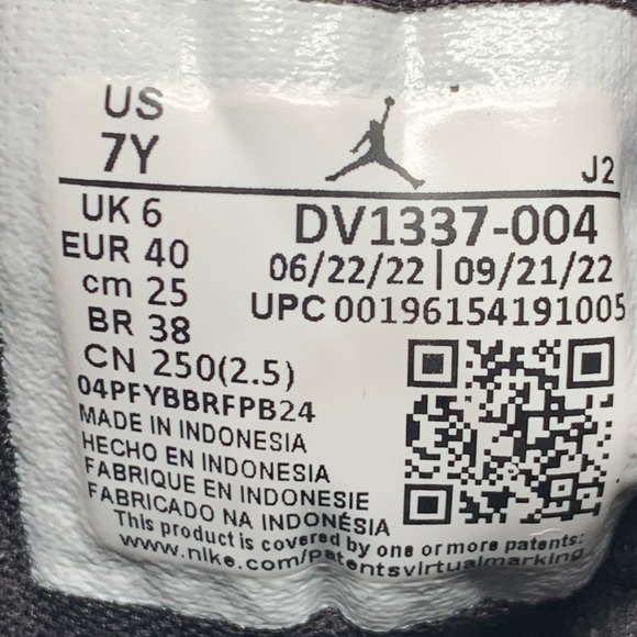 Jordan 1 Mid SE Space Jam Shoes Men's 7Y Women's Sz 8.5 - Picture 9 of 10